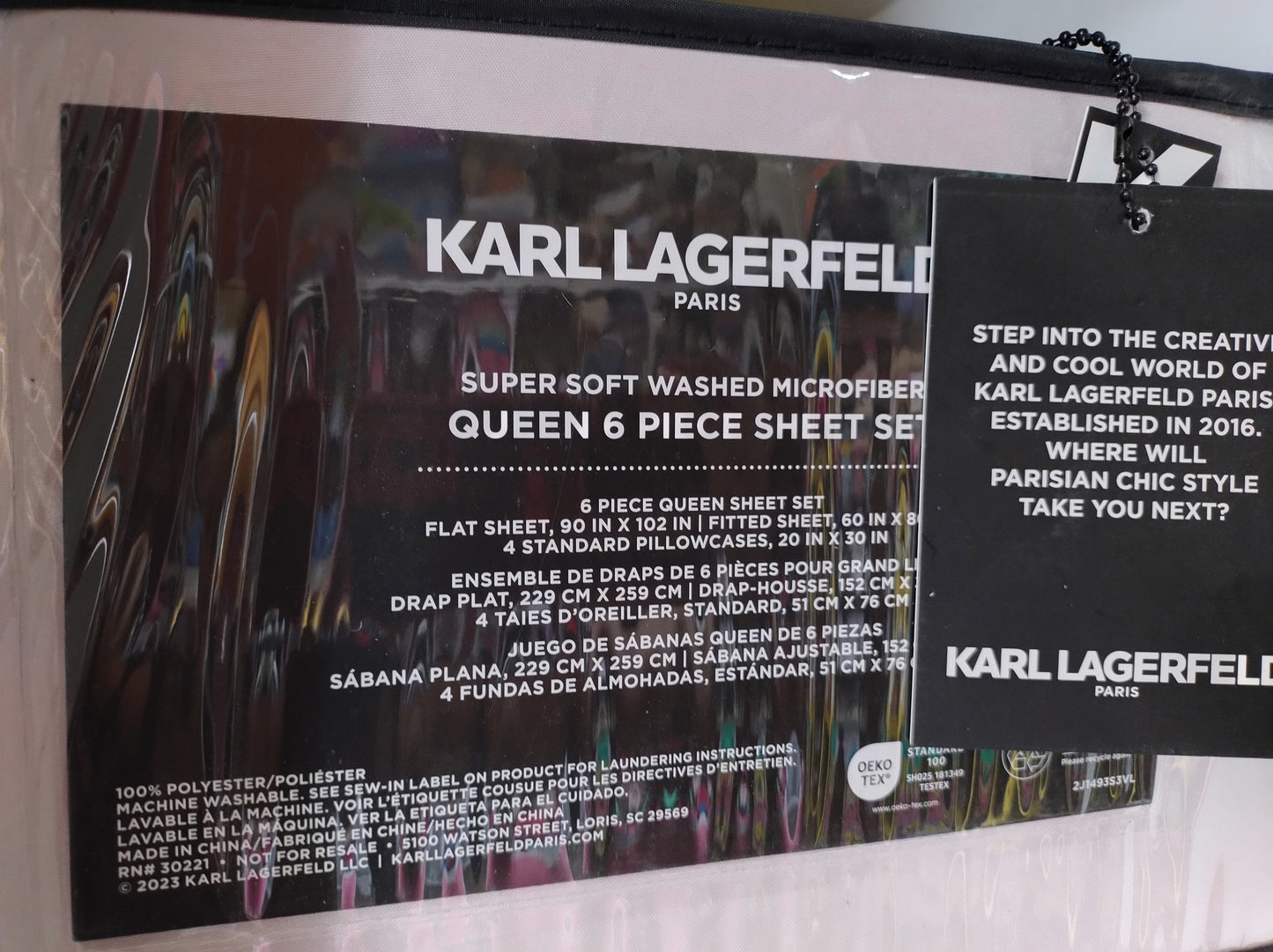 Sábanas Queen Karl Lagerfeld