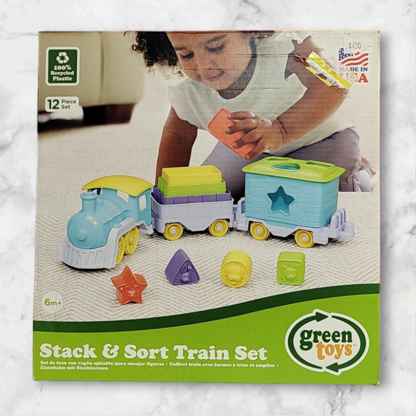 Green toys Tren de figuras