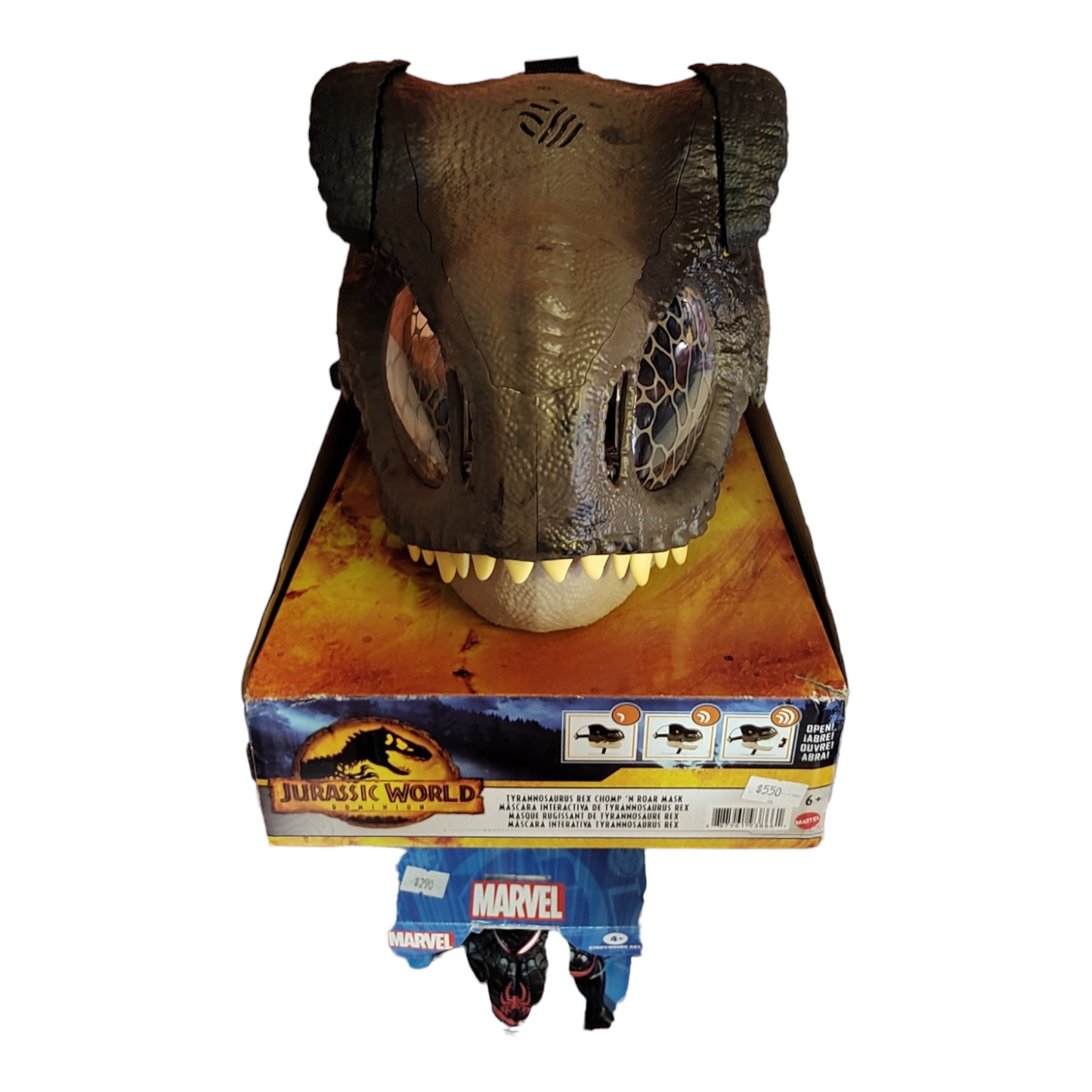 Mascara interactiva Tiranosaurio rex Jurassic park