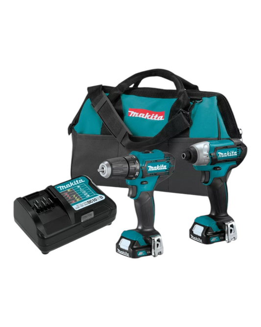 Makita Taladros CT232-R CXT 12 Max Inalámbrico 2-Pc Combo Kit